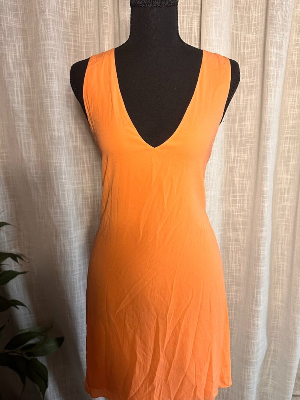 Alice & Olivia Orange Dress
